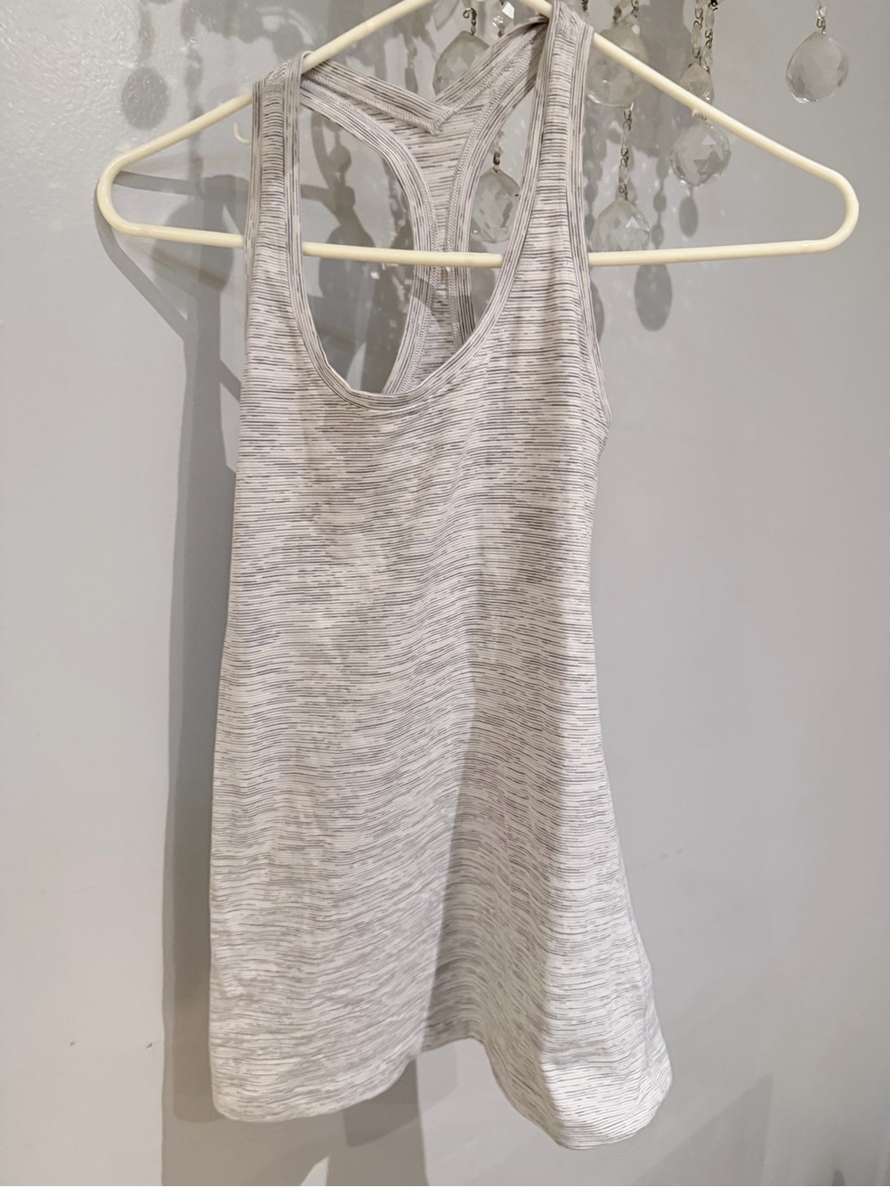 lululemon athletica Light Gray Heather Racerback Tank